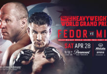 Fedor vs. Mir Official For Bellator MMA 196 on April 282018 in Chicago