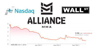 As Stock Continues To TumbleAlliance MMA (AMMA) Restructures with DannerHaydak& Byrne Out